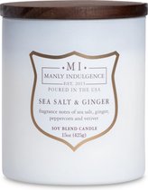 Colonial Candle – Manly Indulgence - Signature Sea Salt Ginger - 425 gram