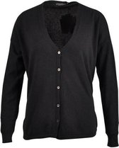 River Woods Loszittende cardigan met V-hals in blauw