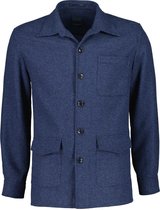 Nils Overshirt - Slim Fit - Blauw - XL