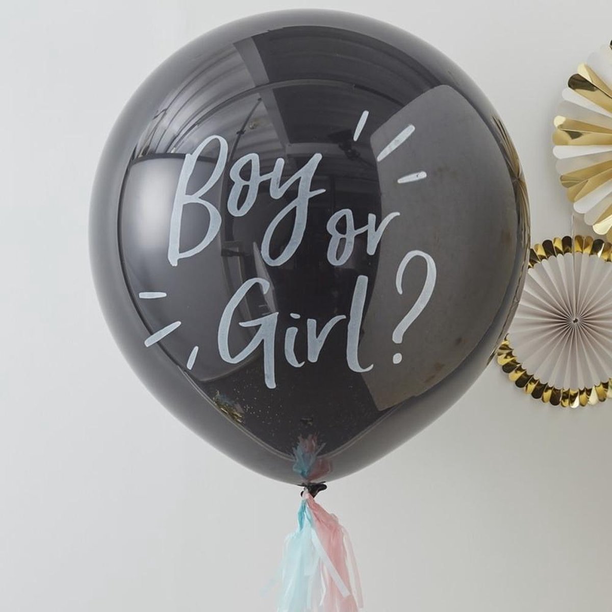 Ginger Ray Ballon Gender Reveal Kit - 90 centimeter | bol.com