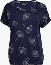 TwoDay dames T-shirt met print - Blauw - Maat M