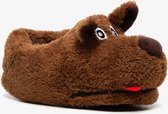 Thu!s kinder pantoffels hond - Bruin - Maat 28/29 - Sloffen