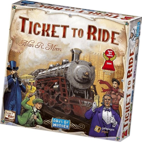 Thumbnail van een extra afbeelding van het spel Spellenbundel - Ticket to Ride - 2 Stuks - USA (Basisspel) & Uitbreiding Nederland