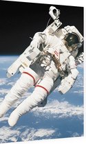 Bruce McCandless first spacewalk (ruimtevaart) - Foto op Dibond - 60 x 90 cm
