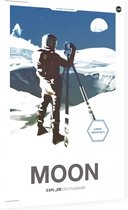 Modern Explorers Moon Lunar Architect, NASA Science - Foto op Dibond - 60 x 90 cm