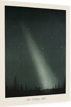 The Zodiacal Light, Étienne Léopold Trouvelot - Foto op Dibond - 30 x 40 cm