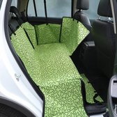 Couverture pour chien pour voiture - Nuages verts - Housse de protection pour Chiens - Protecteur de siège arrière - Housse de siège - Imperméable - Chiens