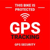 GPS protected sticker 50 x 50 mm - 10 stuks per kaart