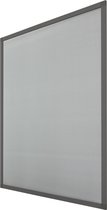 Vliegenscherm aluminium frame grijs 100 x 120 cm
