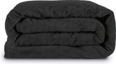 Gravity® therapeutische deken voor volwassenen / jongeren met glaskralen voor betere slaap - Verzwaringsdeken - Verzwaarde Deken - Donkergrijs - 4 seizoenen dekbed - 135x200 6kg