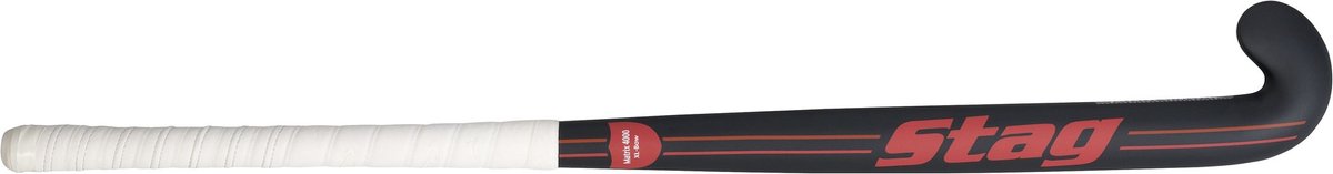 Matrix 4000 Hockeystick - XL-Bow - 50% Carbon - Senior - Zwart/Rood - 37,5 Inch