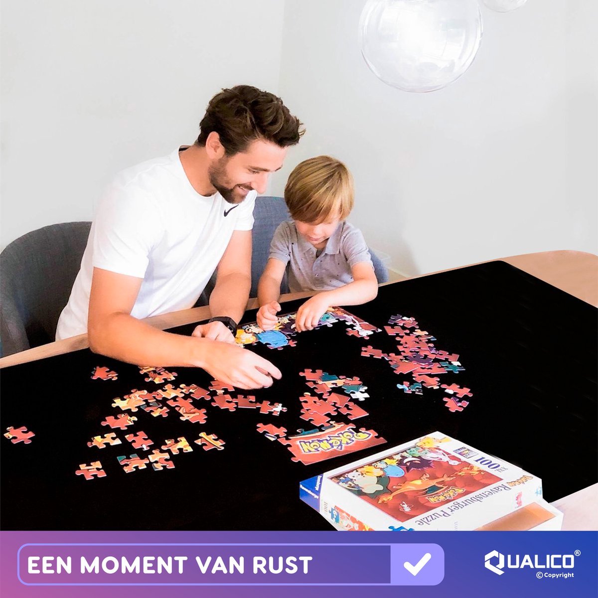 Qualico Puzzelmat 3000 stukjes - Neopreen, Antislip - 140 x 95 cm — afbeelding 9