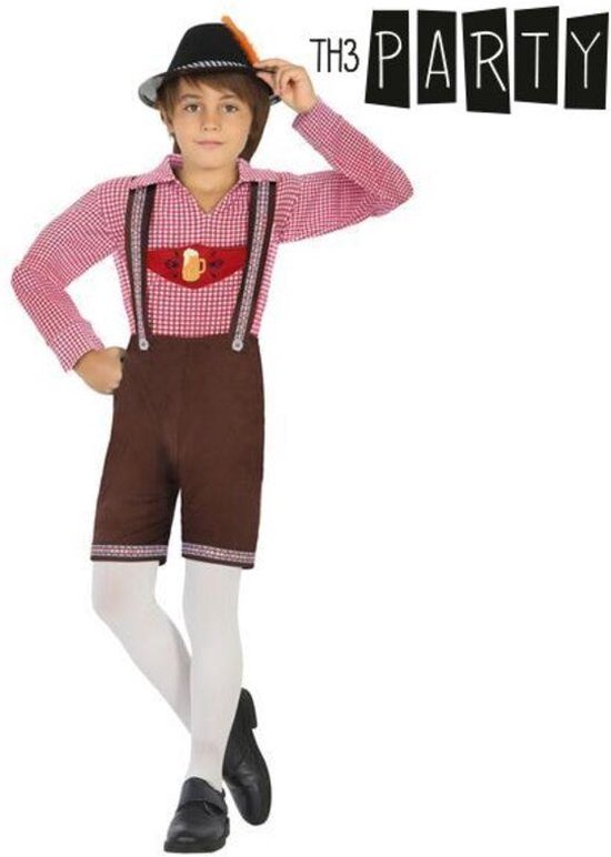 Kostuums voor Kinderen Duits Bruin (3 pcs)