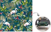 Tafelkleed - Tafellaken - 120x120 cm - Jungledieren - Kleuren - Patroon - Binnen en Buiten
