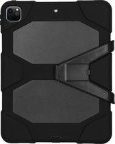 Extreme Protection Army Backcover iPad Pro 12.9 (2021/2022) tablethoes - Zwart