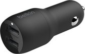 Belkin Dual USB Autolader - 24W - Snellader