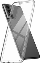 Samsung Galaxy S21 Plus (S21+) Hoesje - MobyDefend Transparante Shockproof Acryl + TPU Case - Volledig Doorzichtig - GSM Hoesje - Telefoonhoesje Geschikt Voor: Samsung Galaxy S21 P