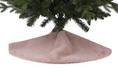 Couverture arbre fausse fourrure lapin rose Dia 90 cm Polyester