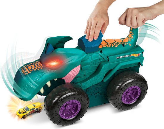 Hot Wheels Monster Trucks Vehicule Mega Wrex Extreme Bol Com