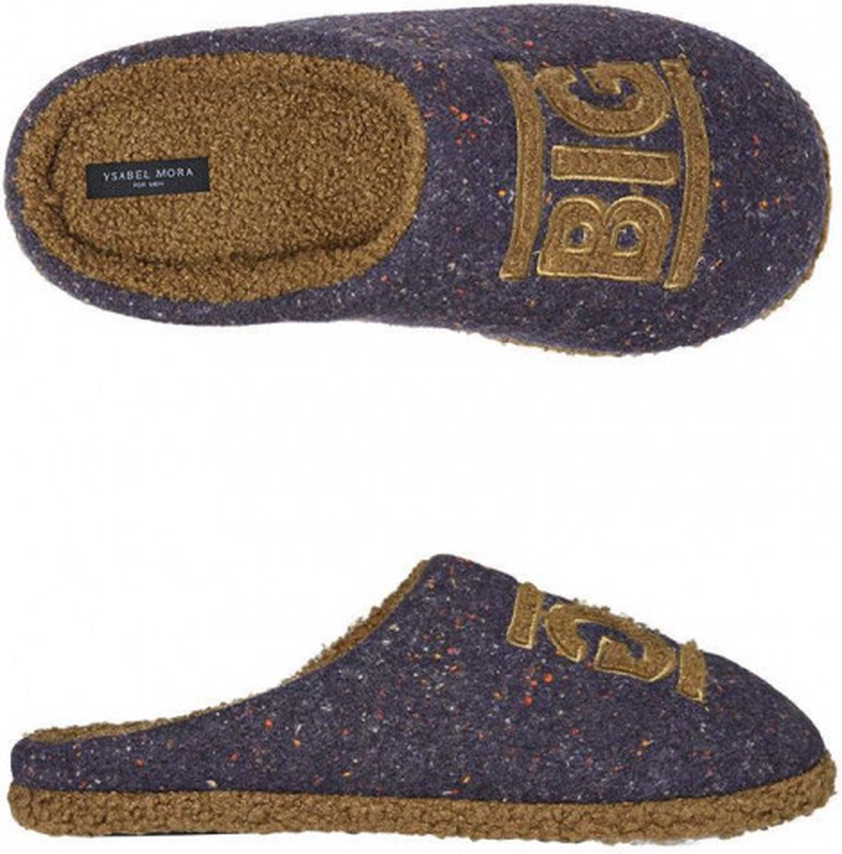 Ysabel Mora Heren Pantoffels Blauw 41-42