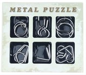 IQ Puzzel 3D - Metaal - set van 6 stuks - Type C