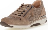 Gabor Rollingsoft 76.973.64 - dames wandelsneaker - beige - maat 38