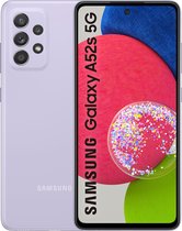 Samsung Galaxy A52s 5G SM-A528B 16,5 cm (6.5") Dual SIM Android 11 USB Type-C 6 GB 128 GB 4500 mAh Lavendel