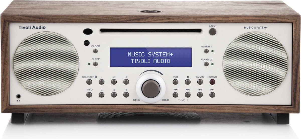 Tivoli Audio Music System+ Alles-in-één Hifi-systeem Walnoot/Beige
