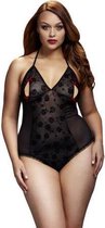 Baci - Kanten Body Met Halfopen Cups - Curvy