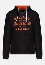 DEELUXE Sweater met rits en logo MARCO Black