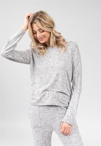 DEELUXE Zachte T-shirt met lange mouwenPETRA Grey Mel