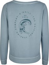O'Neill Sweatshirts Women Beach Wash Crew Cameo Blue M - Cameo Blue 100% Katoen