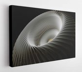 Onlinecanvas - Schilderij - Moderne Horizontaal Horizontal - Multicolor - 50 X 40 Cm