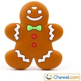 Bijtketting kauwketting - Peperkoek Mannetje - Gingerbread Man - Taai Taai | Chewel ®