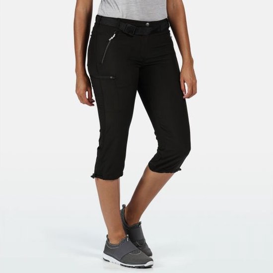Regatta Xert Waterafstotende Capri Met Stretch - Outdoorbroek - Vrouwen - Zwart