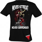 Throwdown Shirt Never Retreat | Zwart (Maat: L)