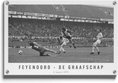 Walljar - Feyenoord - De Graafschap '75 - Muurdecoratie - Plexiglas schilderij