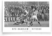 Walljar - HFC Haarlem - Vitesse '68 - Zwart wit poster