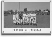 Walljar - Fortuna 54 - Telstar '67 - Muurdecoratie - Plexiglas schilderij