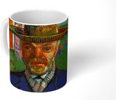 Mok - Koffiemok - Portret van père Tanguy - Vincent van Gogh - Mokken - 350 ML - Beker - Koffiemokken - Theemok