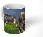Mok - Koeien - Zwart - Wit - Blauw - 350 ML - Beker