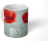 Mok - Klaproos - Stilleven - Bloemen - 350 ML - Beker