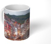 Mok - Verlichting in het dorp Cinque Terre in Italië - 350 ML - Beker