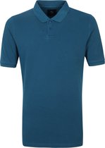 Suitable - Respect Pete Polo Indigo Blauw - Modern-fit - Heren Poloshirt Maat XXL