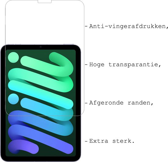 PanzerGlass Case Friendly Apple iPad Mini 6 Screenprotector Gehard Glas