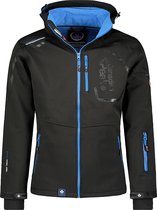 Softshell Jas Heren Waterdicht Canadian Peak Zwart Triyuga - S