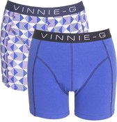 Vinnie-G boxershorts Royal Blue - Print 2-pack