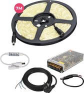 Lagiba 12V waterdichte LED strip - 700 cm - 3000K - 100.8 Watt