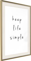 Poster Simple Life 30x45