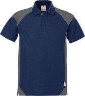 Fristads Poloshirt 7047 Phv - Marineblauw/Grijs - L